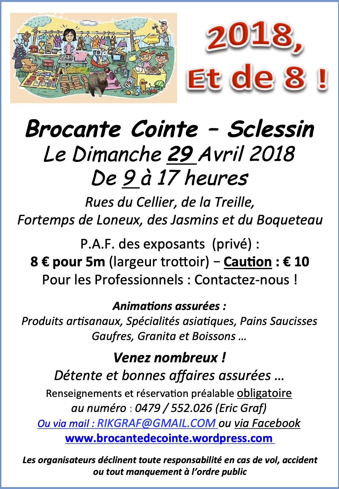 Brocante 2018 - Affiche recto PNG